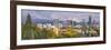 Portland Oregon Downtown Skyline with Mt Hood-jpldesigns-Framed Photographic Print