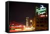 Portland, Oregon - Neon Sign-Lantern Press-Framed Stretched Canvas
