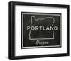 Portland, Oregon-John Golden-Framed Giclee Print