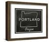 Portland, Oregon-John Golden-Framed Giclee Print