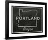 Portland, Oregon-John W^ Golden-Framed Art Print