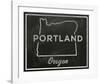 Portland, Oregon-John W^ Golden-Framed Art Print