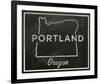 Portland, Oregon-John W^ Golden-Framed Art Print