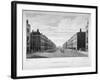 Portland Place, Marylebone, London, 1809-William James Bennett-Framed Giclee Print