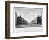 Portland Place, Marylebone, London, 1809-William James Bennett-Framed Giclee Print