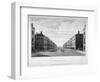 Portland Place, Marylebone, London, 1809-William James Bennett-Framed Giclee Print