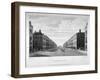 Portland Place, Marylebone, London, 1809-William James Bennett-Framed Giclee Print