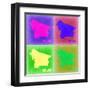 Portland Pop Art Map 2-NaxArt-Framed Art Print