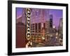 Portland Sign at the Arlene Schnitzer Concert Hall on Broadway, Portland, Oregon, USA-Janis Miglavs-Framed Photographic Print