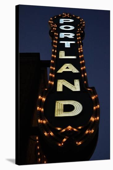 Portland Sign-Brian Moore-Stretched Canvas