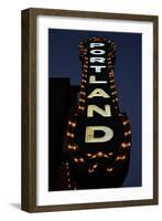 Portland Sign-Brian Moore-Framed Photographic Print