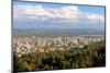 Portland skyline from Pittock Mansion, Multnomah County, Oregon, USA-null-Mounted Photographic Print