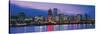 Portland Skyline, Oregon-null-Stretched Canvas