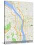 Portland, United States of America Map-null-Stretched Canvas