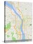 Portland, United States of America Map-null-Stretched Canvas