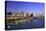 Portland Water Front and Willamitte River, Oregon-Craig Tuttle-Stretched Canvas