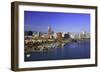 Portland Water Front and Willamitte River, Oregon-Craig Tuttle-Framed Photographic Print