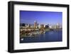 Portland Water Front and Willamitte River, Oregon-Craig Tuttle-Framed Photographic Print