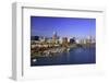 Portland Water Front and Willamitte River, Oregon-Craig Tuttle-Framed Photographic Print