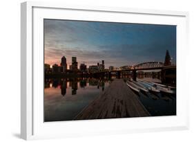 Portland Waterfront II-Erin Berzel-Framed Photographic Print