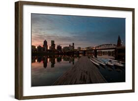 Portland Waterfront II-Erin Berzel-Framed Photographic Print