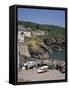 Portloe, Cornwall, England, United Kingdom-Philip Craven-Framed Stretched Canvas