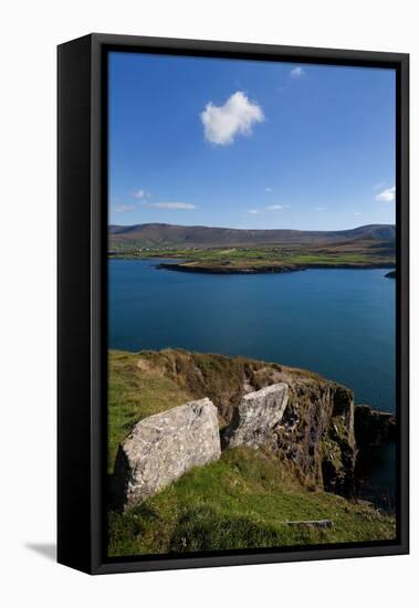 Portmagee and Surrounds, from Valencia Island, the Ring of Kerry, County Kerry, Ireland-null-Framed Stretched Canvas