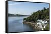 Portmeirion, Harbourside, Estuary, Gwynedd, Wales. United Kingdom, Europe-James Emmerson-Framed Stretched Canvas