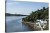 Portmeirion, Harbourside, Estuary, Gwynedd, Wales. United Kingdom, Europe-James Emmerson-Stretched Canvas