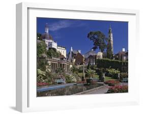 Portmeirion Village, Created by Sir Clough Williams-Ellis Between 1925 and 1972, Porthmadog-Nigel Blythe-Framed Photographic Print