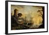 Porto al tramonto.-Salvatore Rosa-Framed Giclee Print