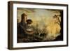 Porto al tramonto.-Salvatore Rosa-Framed Giclee Print