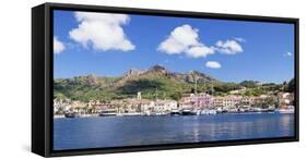 Porto Azzuro, Island of Elba, Livorno Province, Tuscany, Italy-Markus Lange-Framed Stretched Canvas