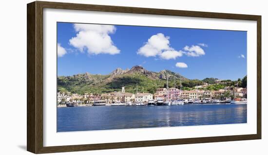 Porto Azzuro, Island of Elba, Livorno Province, Tuscany, Italy-Markus Lange-Framed Photographic Print