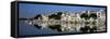 Porto Colom Harbour, Majorca, Spain-John Miller-Framed Stretched Canvas