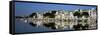 Porto Colom Harbour, Majorca, Spain-John Miller-Framed Stretched Canvas