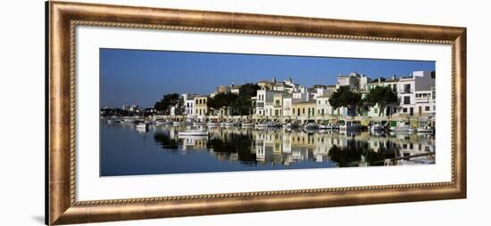 Porto Colom Harbour, Majorca, Spain-John Miller-Framed Photographic Print