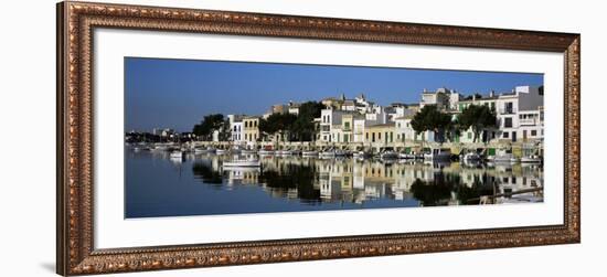 Porto Colom Harbour, Majorca, Spain-John Miller-Framed Photographic Print