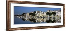 Porto Colom Harbour, Majorca, Spain-John Miller-Framed Photographic Print