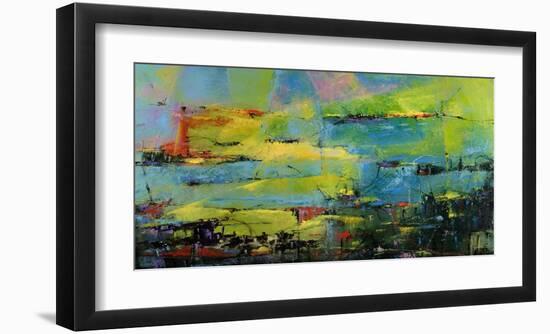 Porto di Istanbul-Tebo Marzari-Framed Art Print