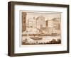 Porto Di Ripetta, 1833-Agostino Tofanelli-Framed Giclee Print