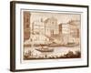 Porto Di Ripetta, 1833-Agostino Tofanelli-Framed Giclee Print