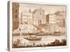 Porto Di Ripetta, 1833-Agostino Tofanelli-Stretched Canvas