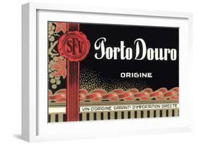 Porto Douro Port Label-null-Framed Art Print