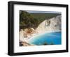 Porto Katsiki Beach, West Coast of Lefkada, Ionian Islands, Greek Islands, Greece, Europe-Robert Harding-Framed Photographic Print