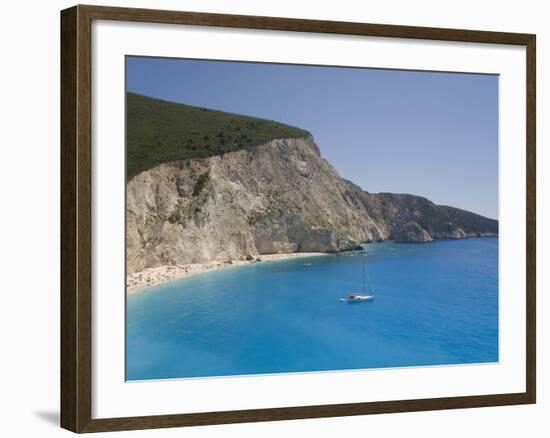 Porto Katsiki, Lefkada, Ionian Islands, Greek Islands, Greece, Europe-Rolf Richardson-Framed Photographic Print