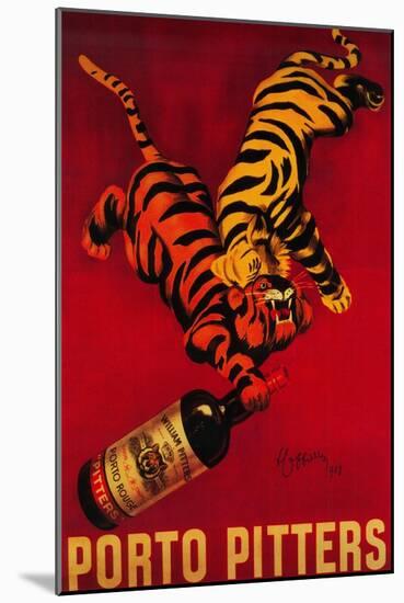 Porto Pitters Vintage Poster - Europe-Lantern Press-Mounted Art Print