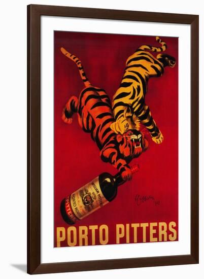 Porto Pitters Vintage Poster - Europe-Lantern Press-Framed Art Print