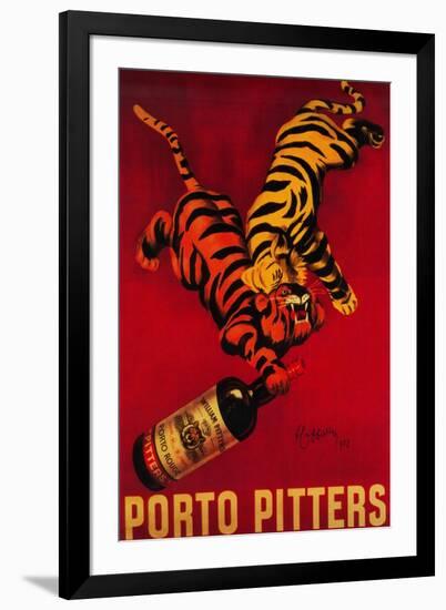 Porto Pitters Vintage Poster - Europe-Lantern Press-Framed Art Print