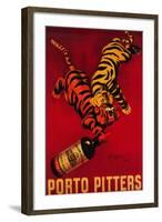 Porto Pitters Vintage Poster - Europe-Lantern Press-Framed Art Print